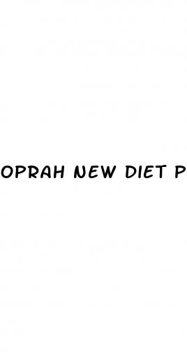 oprah new diet plan