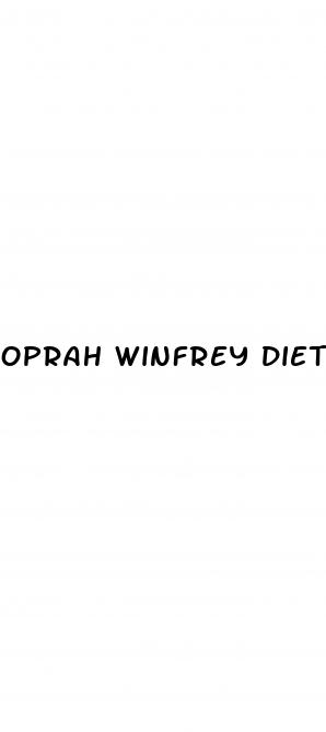 oprah winfrey diet program