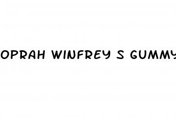 oprah winfrey s gummy diet