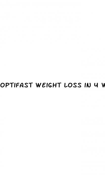 optifast weight loss in 4 weeks