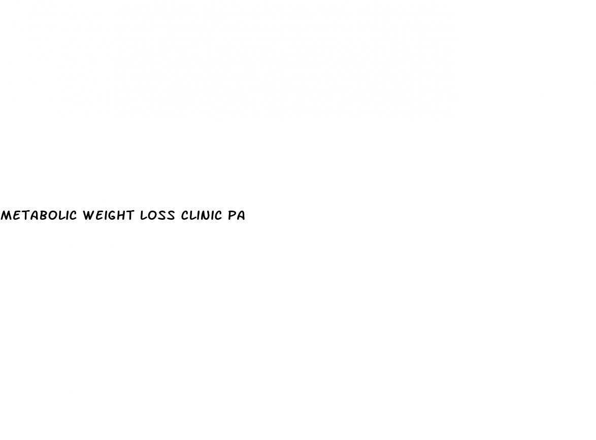 metabolic weight loss clinic pa