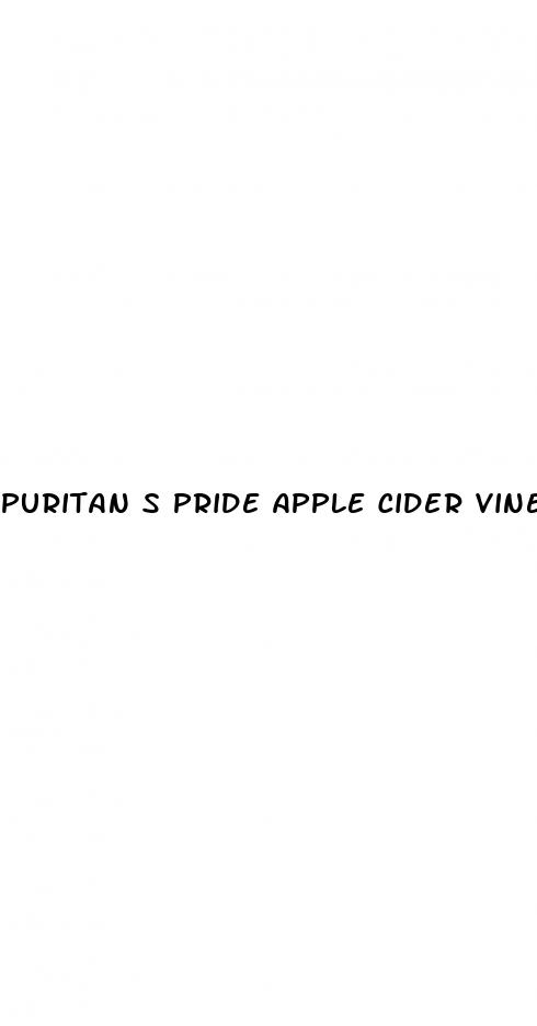 puritan s pride apple cider vinegar gummies