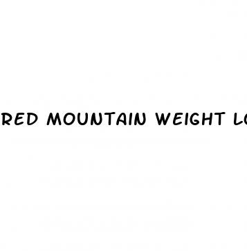 red mountain weight loss cost
