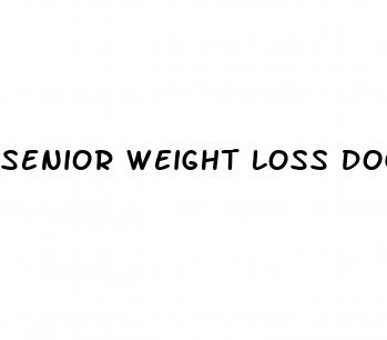 senior weight loss dog food