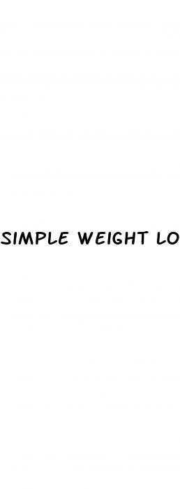 simple weight loss reviews