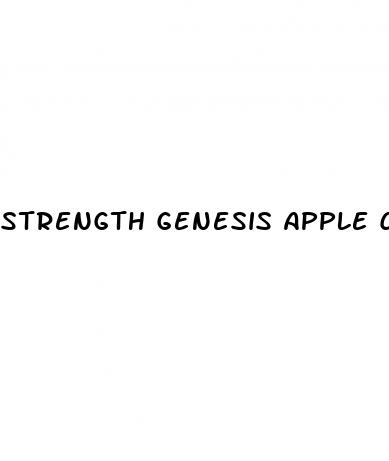 strength genesis apple cider vinegar