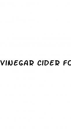 vinegar cider for weight loss