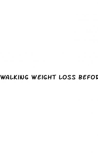 walking weight loss before and after