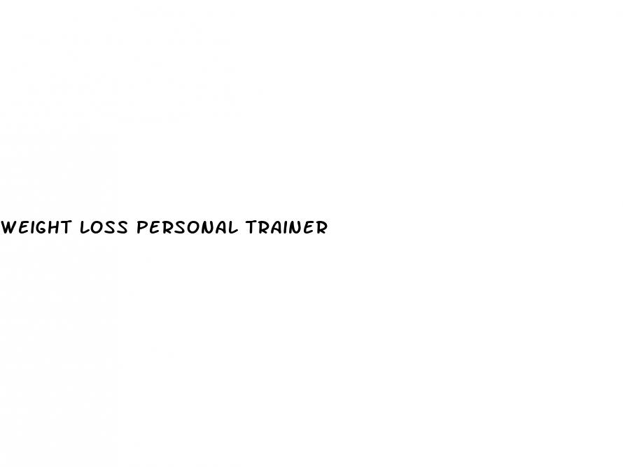 weight loss personal trainer