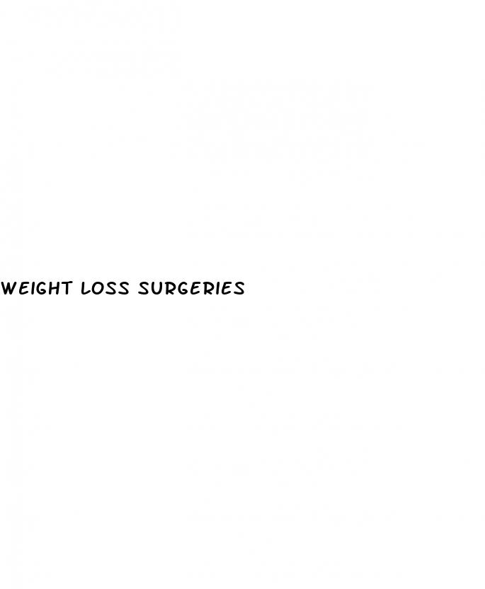 weight loss surgeries