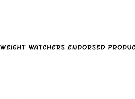 weight watchers endorsed products
