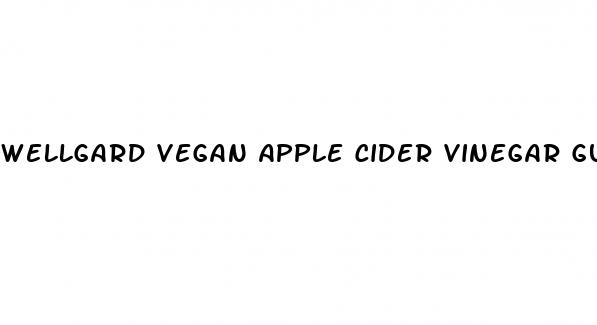 wellgard vegan apple cider vinegar gummies