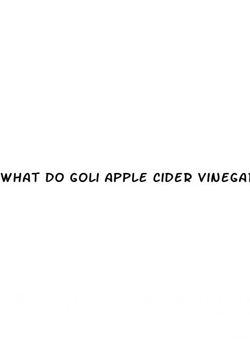 what do goli apple cider vinegar gummies do
