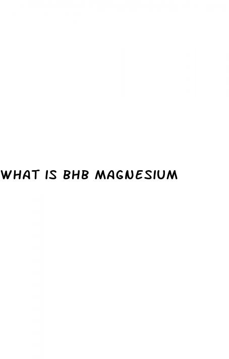 what is bhb magnesium