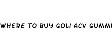 where to buy goli acv gummies