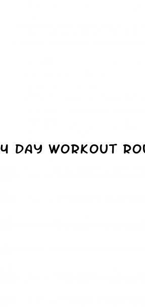 4 day workout routine for weight loss and muscle gain