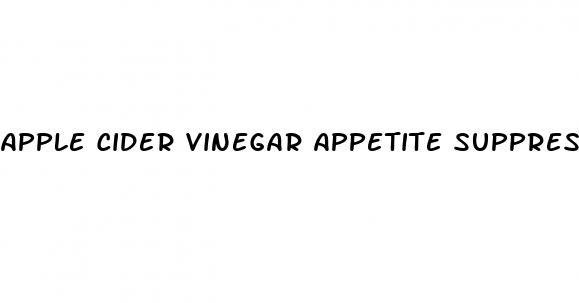 apple cider vinegar appetite suppressant
