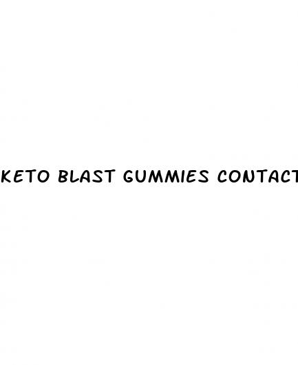 keto blast gummies contact number