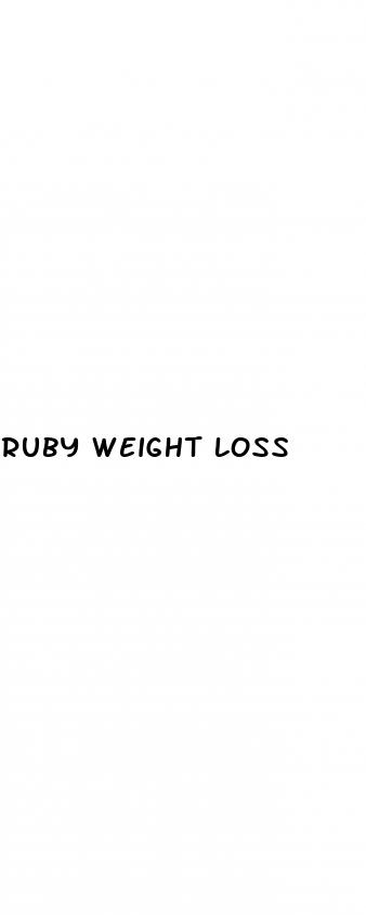ruby weight loss