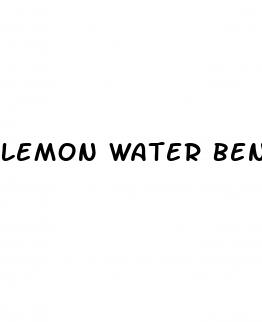 lemon water benefits weight loss