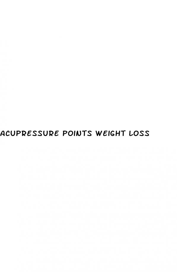 acupressure points weight loss