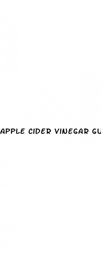 apple cider vinegar gummies lower blood sugar
