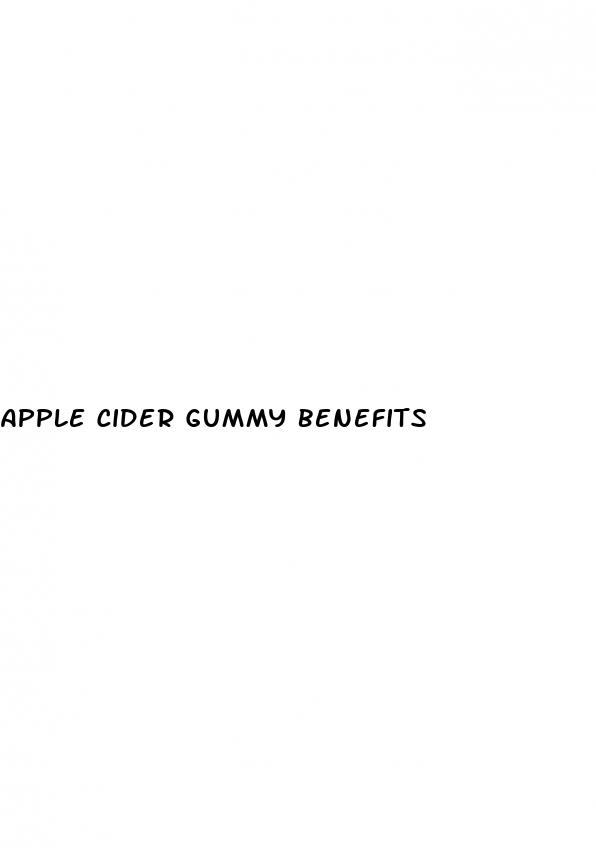 apple cider gummy benefits