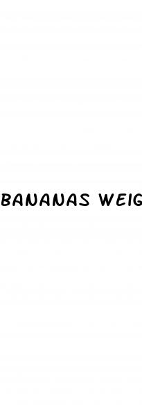 bananas weight loss