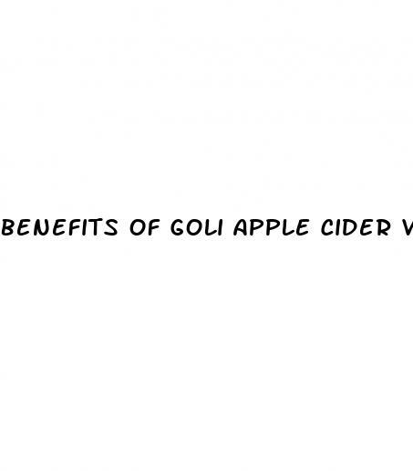benefits of goli apple cider vinegar