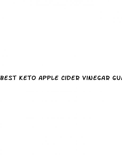best keto apple cider vinegar gummies