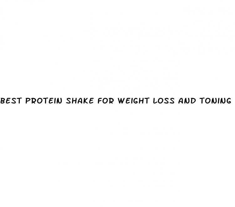 best protein shake for weight loss and toning female