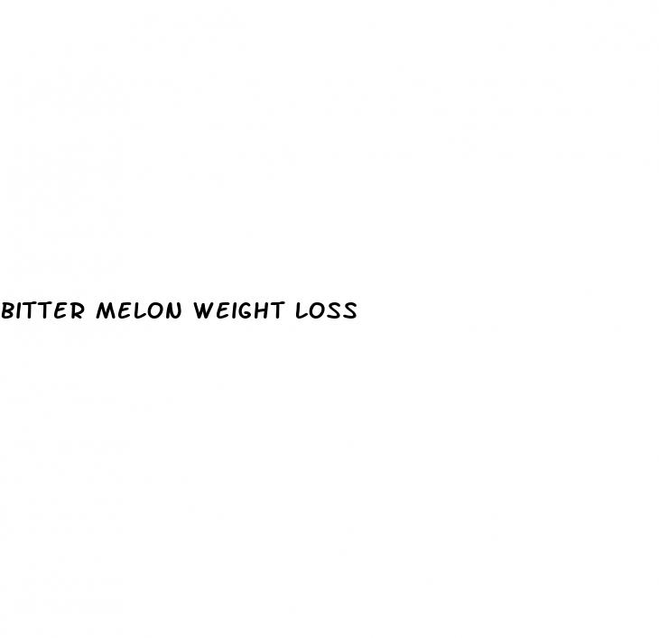 bitter melon weight loss