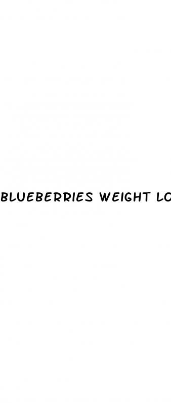 blueberries weight loss