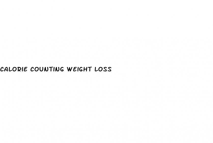calorie counting weight loss