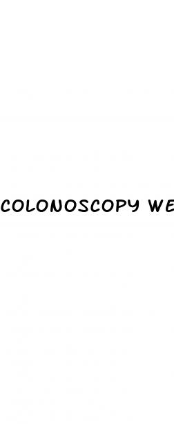 colonoscopy weight loss before and after