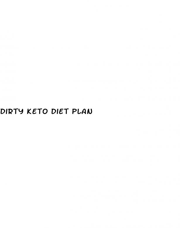 dirty keto diet plan