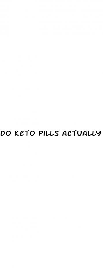 do keto pills actually work