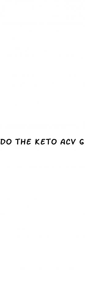 do the keto acv gummies work