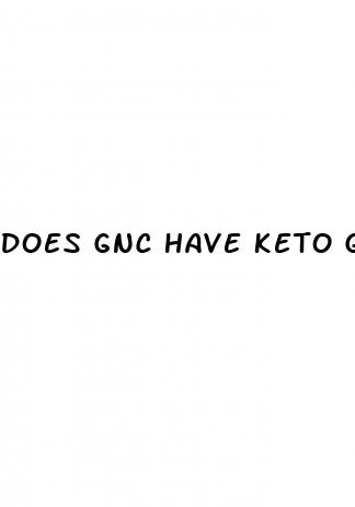 does gnc have keto gummies