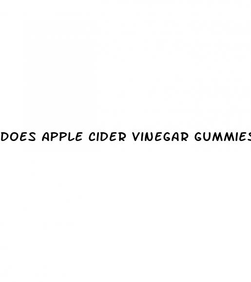 does apple cider vinegar gummies give you energy
