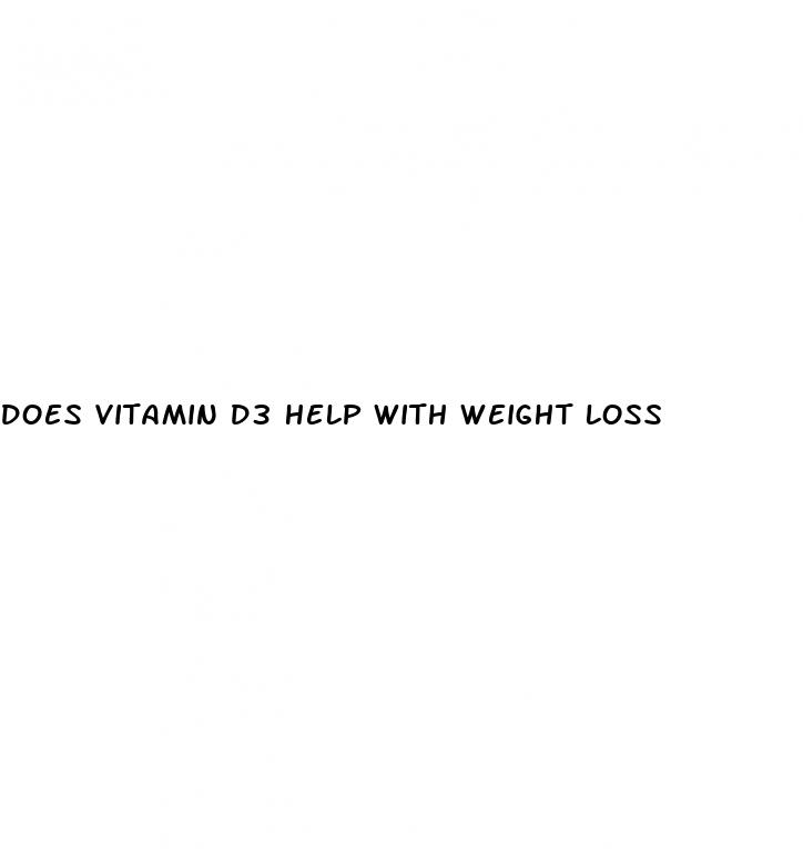 does vitamin d3 help with weight loss