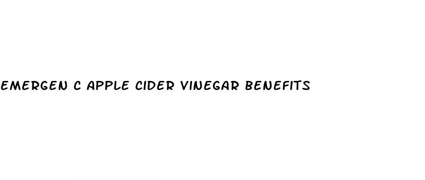 emergen c apple cider vinegar benefits