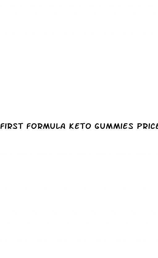 first formula keto gummies price