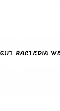 gut bacteria weight loss