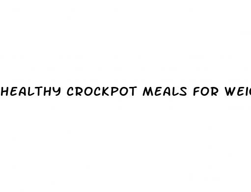 healthy crockpot meals for weight loss