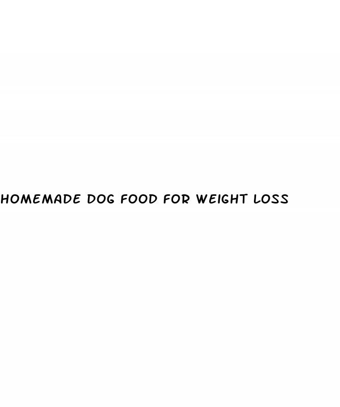 homemade dog food for weight loss
