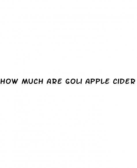 how much are goli apple cider vinegar gummies