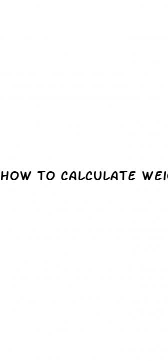 how to calculate weight loss percentage