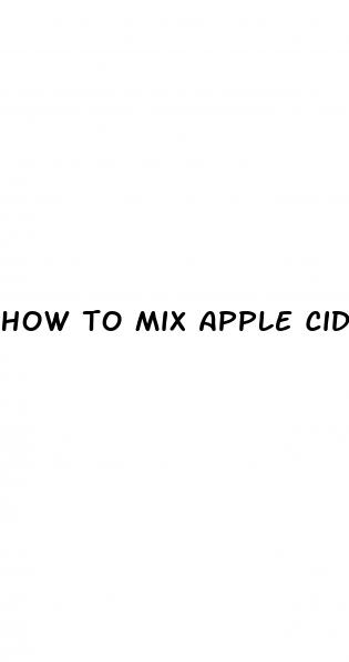 how to mix apple cider vinegar for weight loss