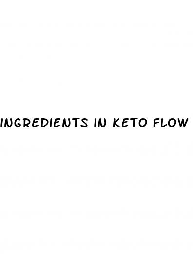 ingredients in keto flow gummies